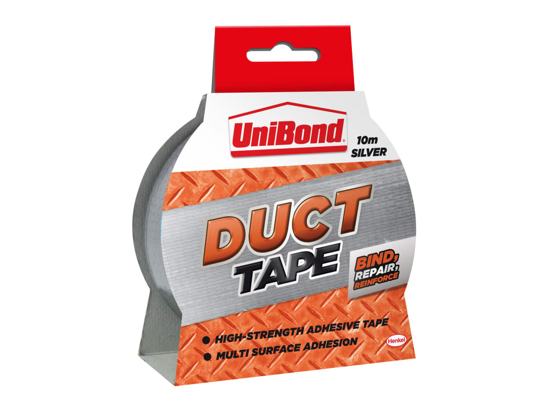 UniBond DIY Duct Tape Silver 50mm x 10m 2675774