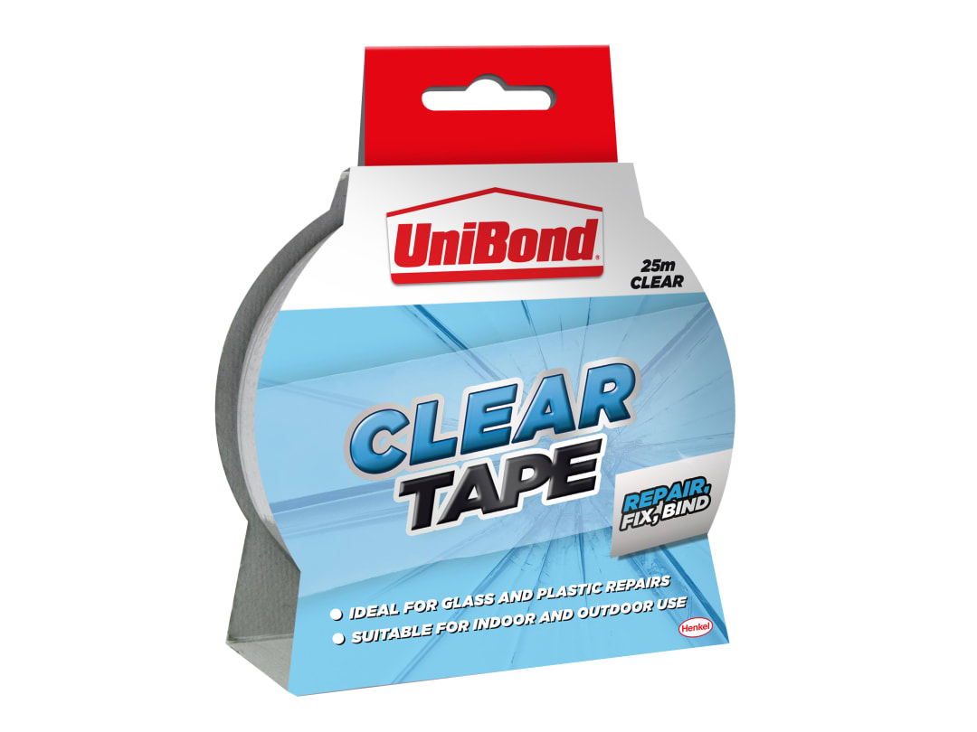 UniBond Transparent Repair Tape 50mm x 20m 2675780