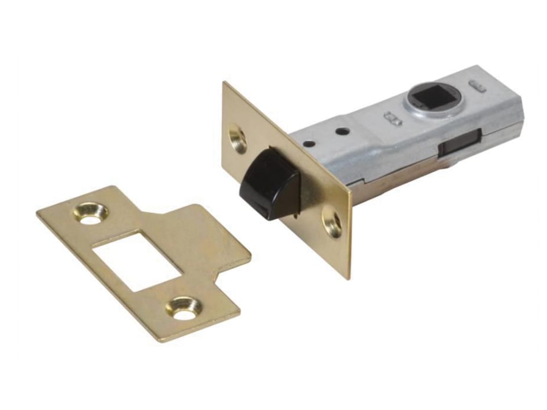 UNION J2600 Tubular Latch Essentials Polished Brass 79mm 3in Boxed J2600-PL-3.0