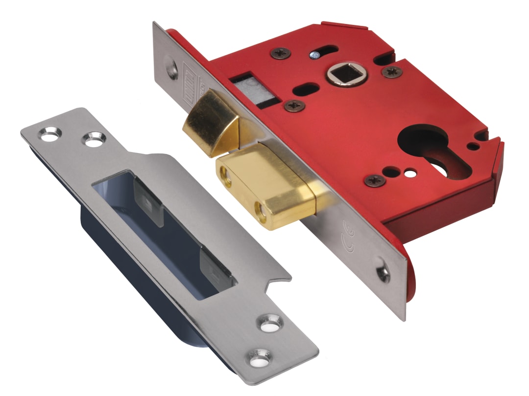 UNION StrongBOLT 22EU EUS-SS-3.0 Euro Sashlock Stainless Steel 81mm 3in JL22EUS-SS-3.0