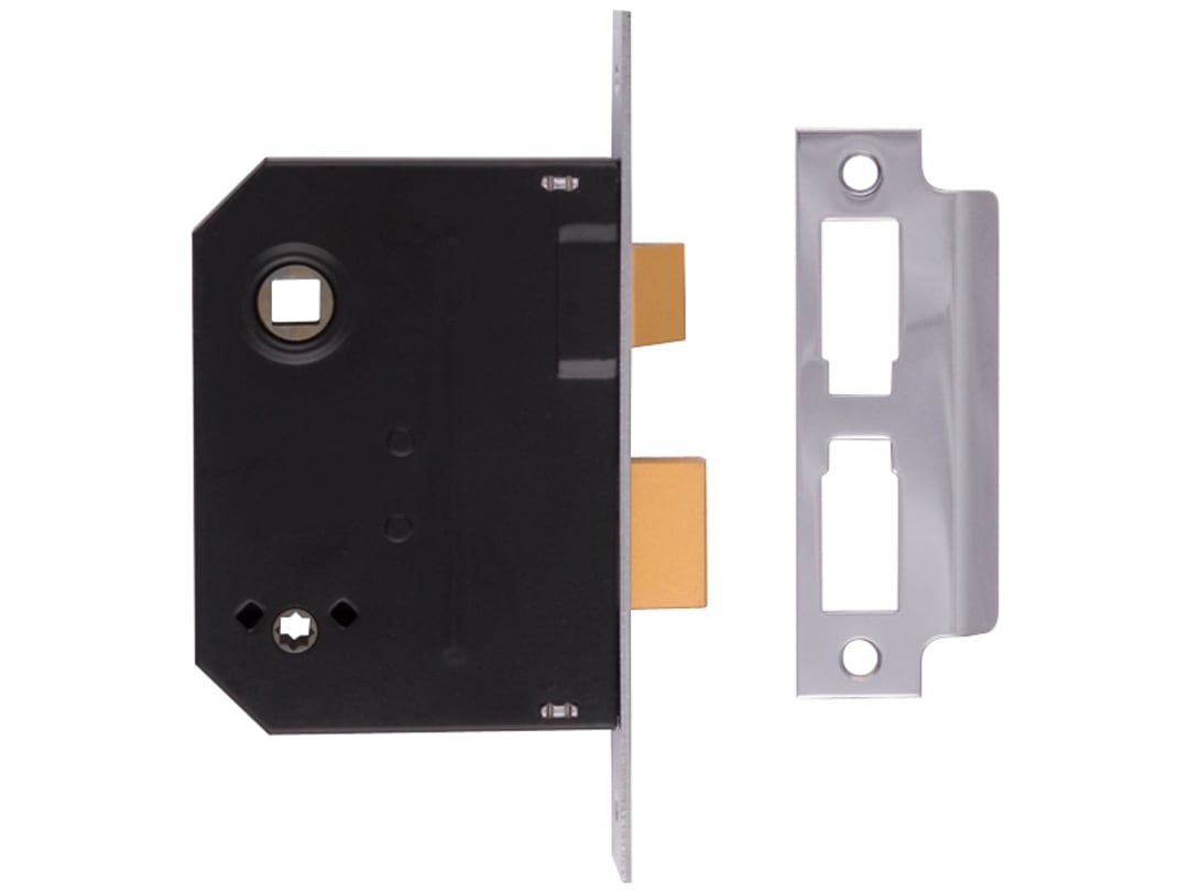 UNION 2294 Mortice Bathroom Lock Polished Brass 76mm 3in Visi Y2294-PL-3.00