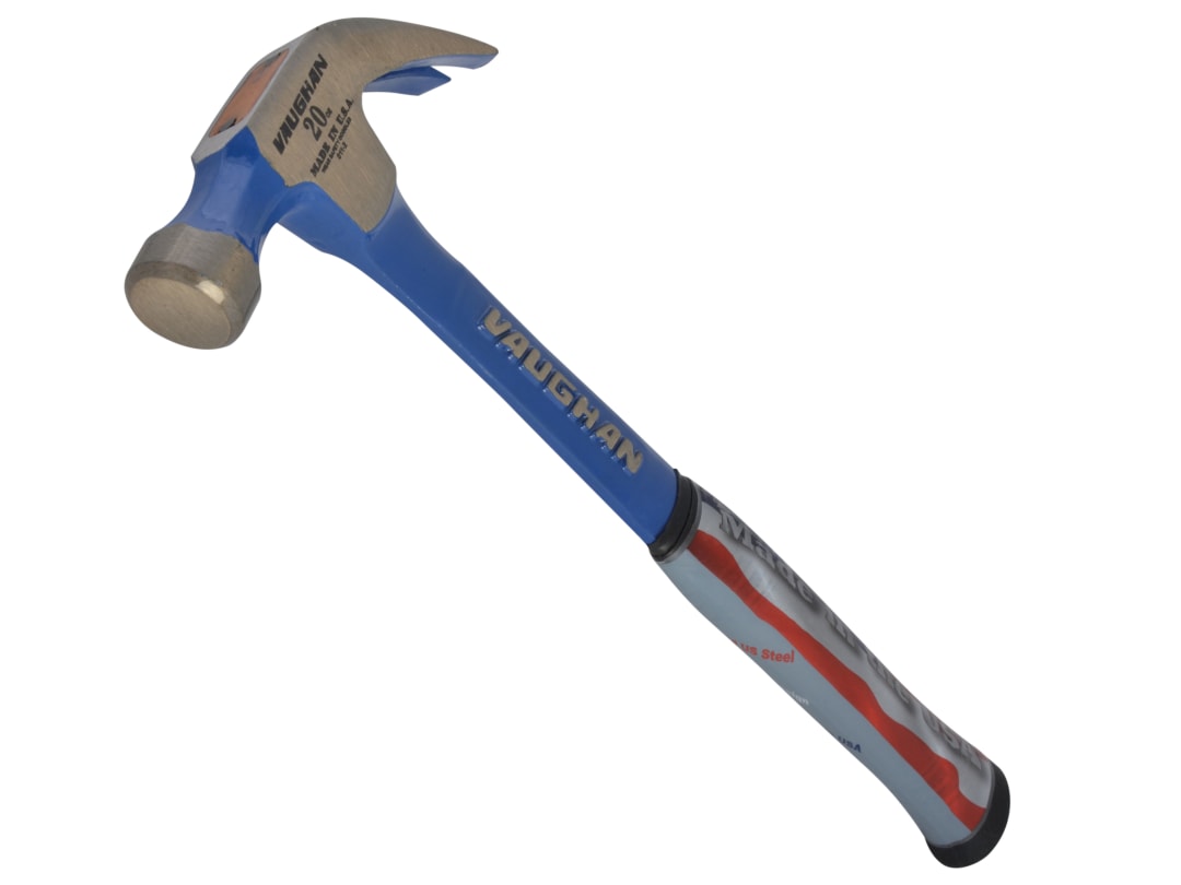Vaughan R20 Curved Claw Nail Hammer All Steel Smooth Face 570g (20oz) 127-15