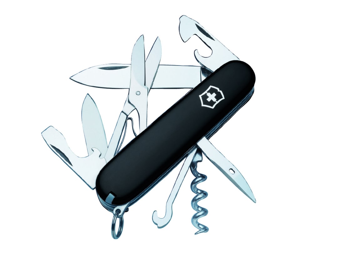 Victorinox Climber Swiss Army Knife Black Blister Pack 1.3703.3B1