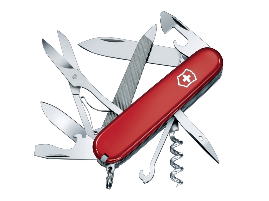 Victorinox Mountaineer Swiss Army Knife Red 1374300 1.3743