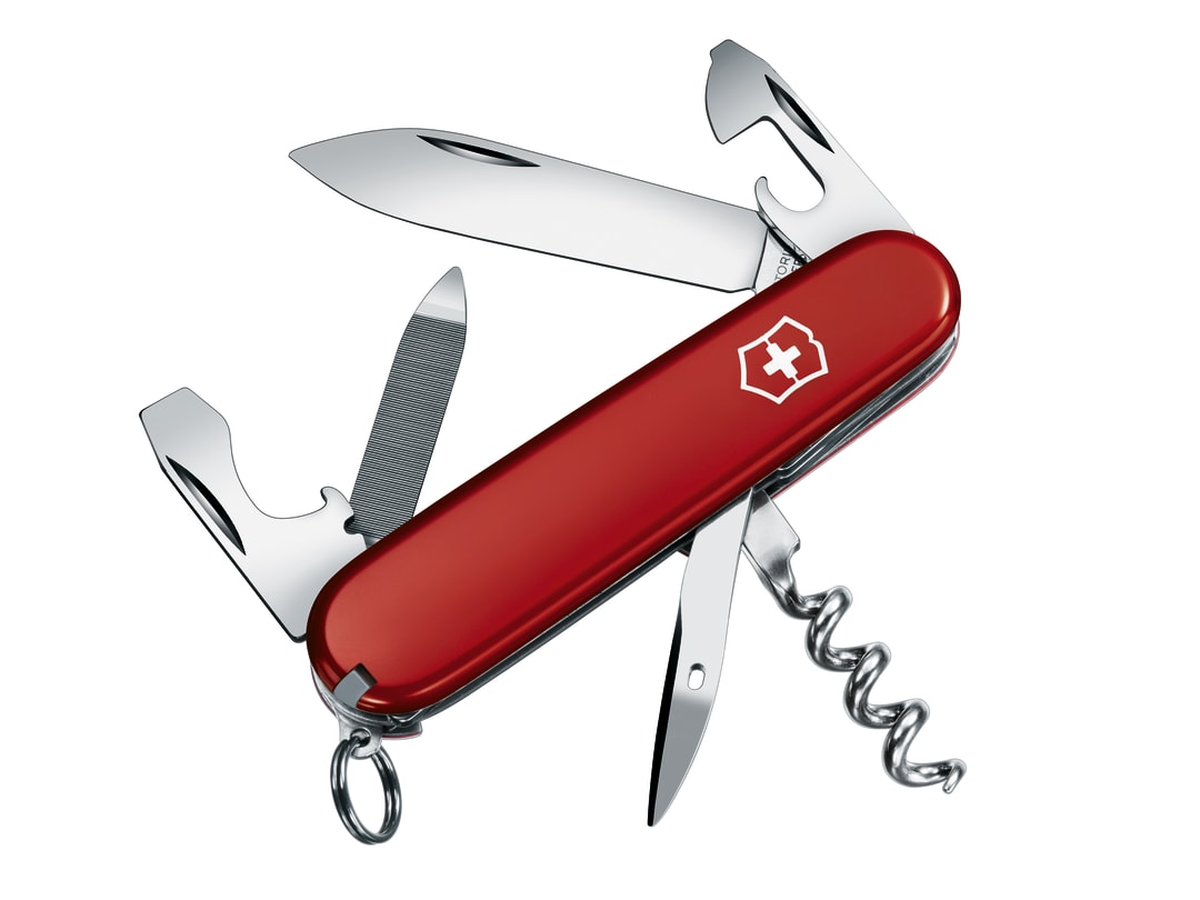 Victorinox Sportsman Swiss Army Knife Red Blister Pack 0.3803.B1