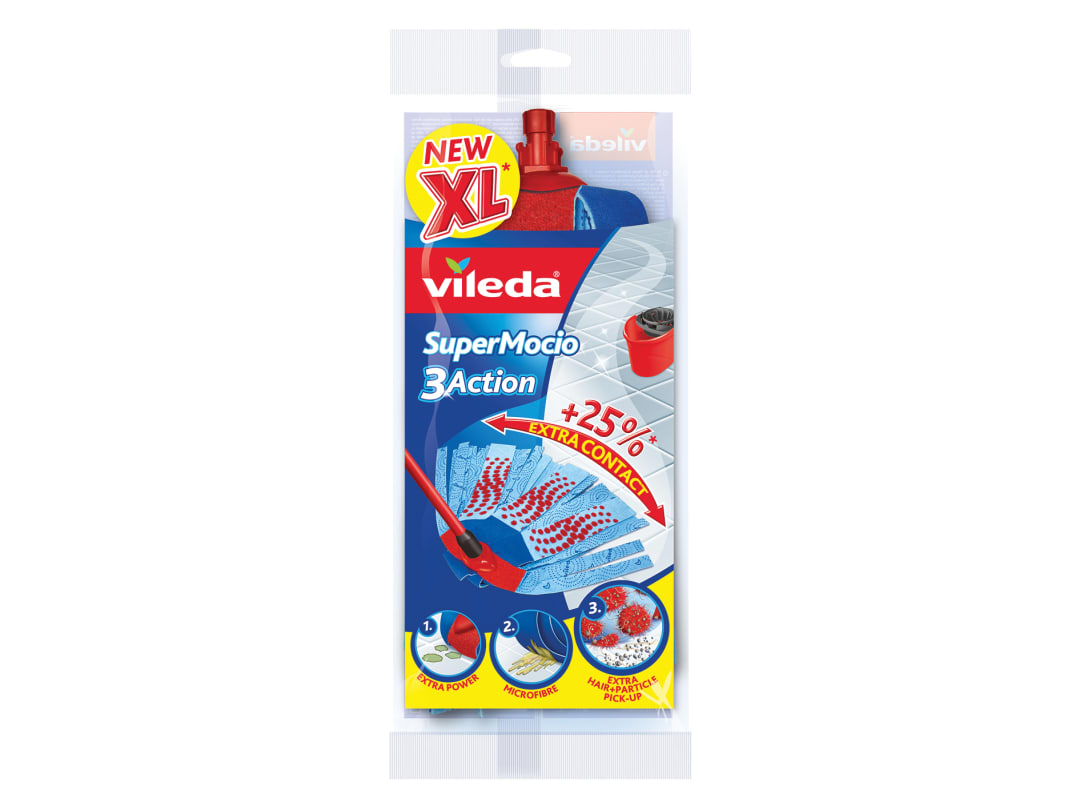 Vileda SuperMocio 3Action XL Mop Refill 167968