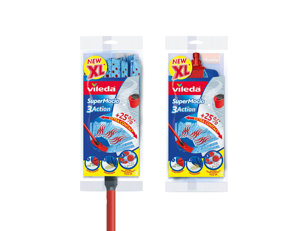 Vileda SuperMocio 3 Action XL Mop & FOC Refill 167042 167042