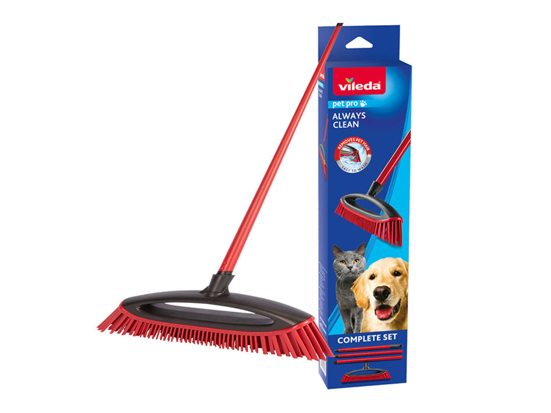 Vileda Pet Pro Rubber Broom FH174000 174000