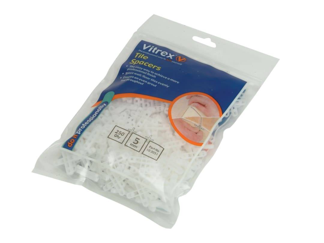 Vitrex Floor Tile Spacers 4mm (Pack 500) 102042
