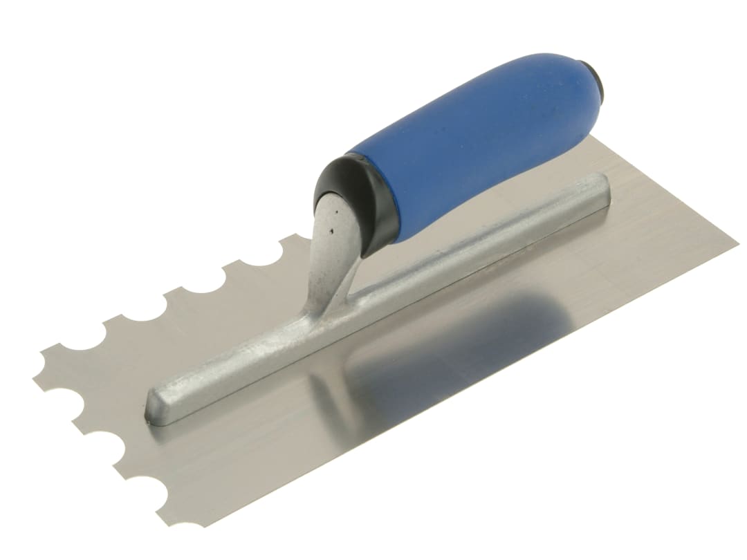 Vitrex Professional Stainless Steel Adhesive Trowel Round Notches 20mm 102906NP