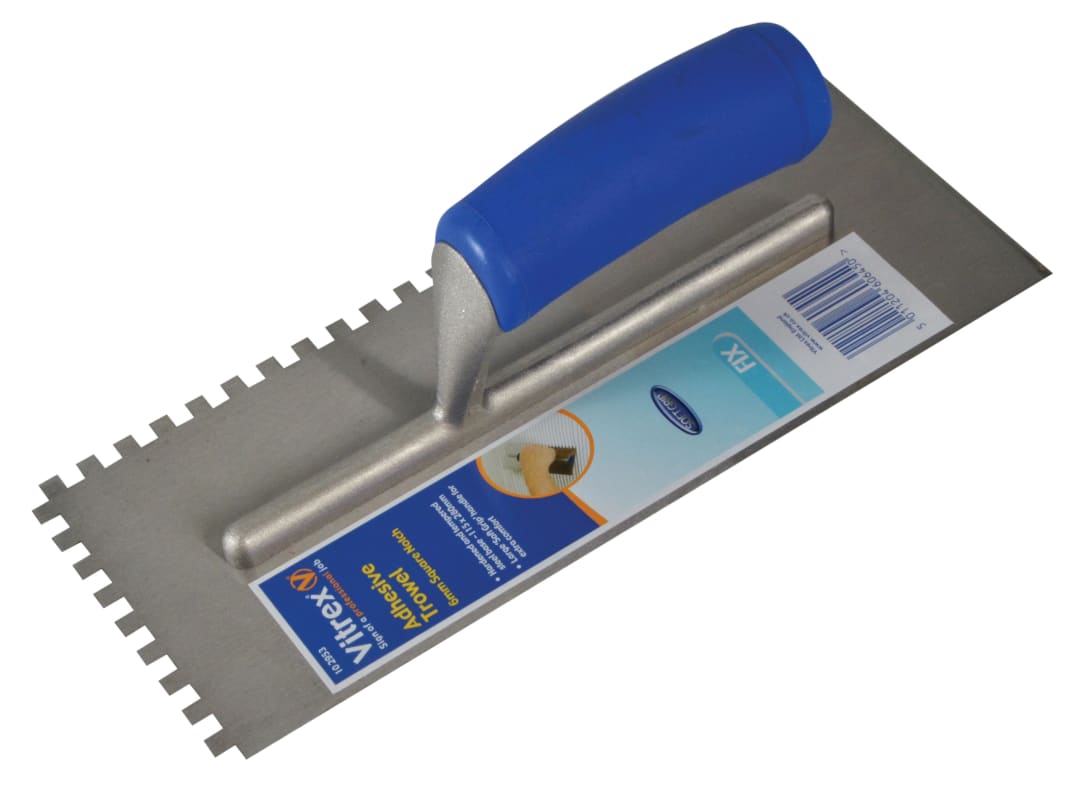 Vitrex Soft Grip Adhesive Trowel 6mm Notches 102953
