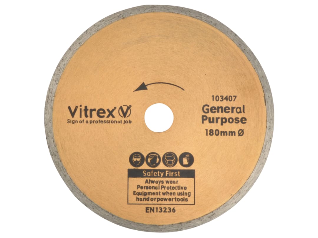Vitrex Standard Diamond Blade 180mm 103407