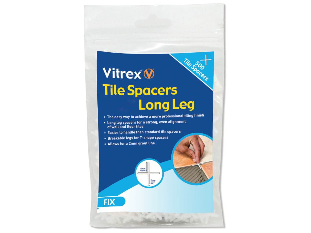 Vitrex Long Leg Spacer 3mm (Pack 500) LLS3500