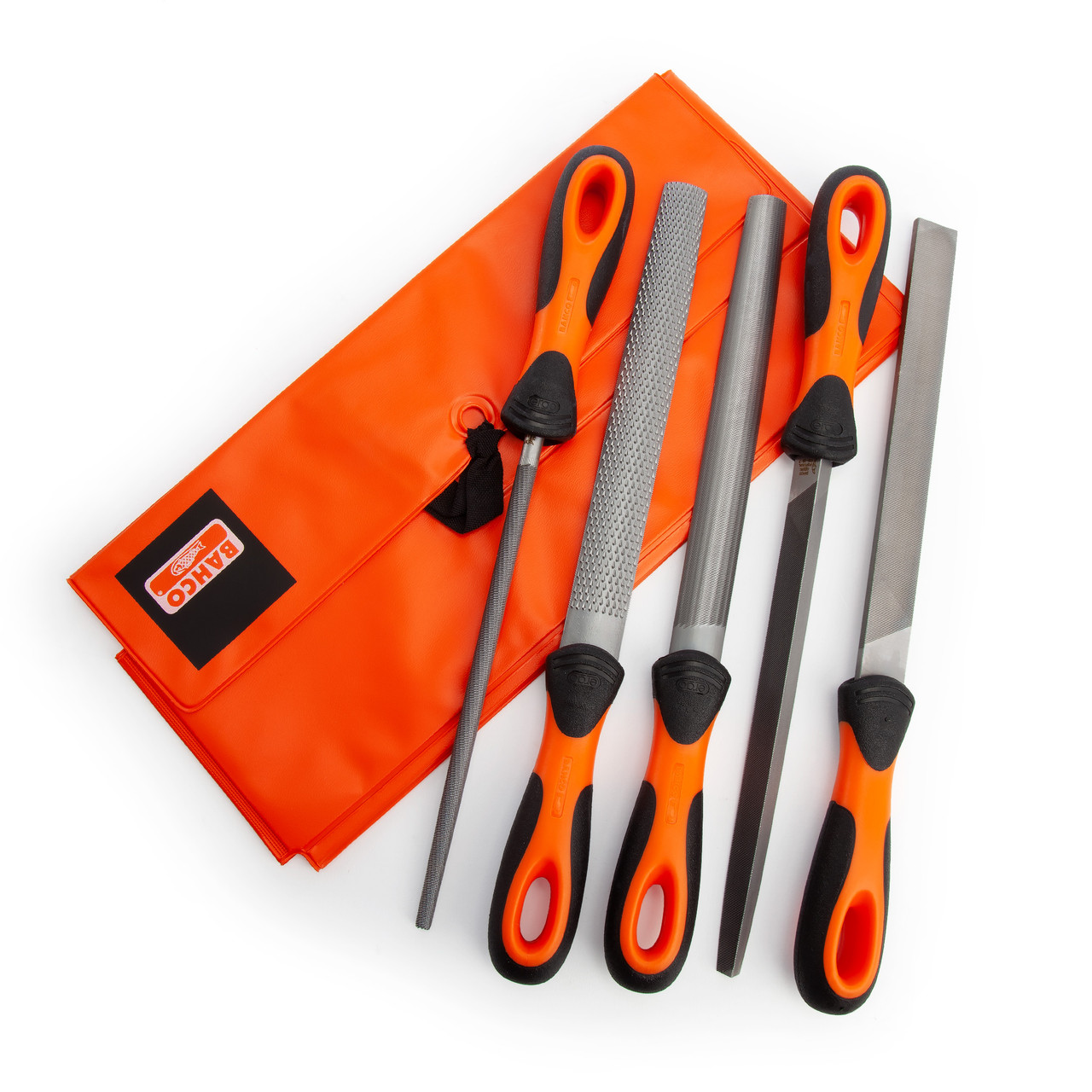 Bahco ERGO™ Engineering File & Rasp Set, 5 Piece 1-477-08-2-2