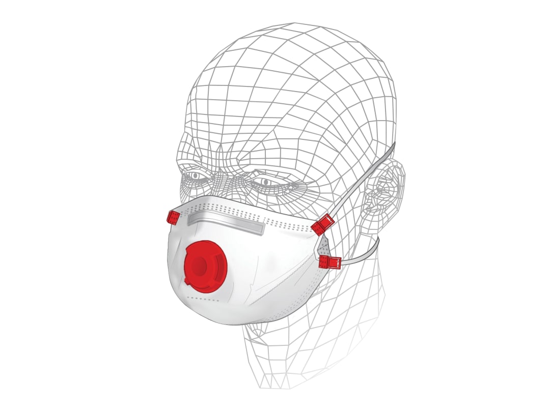Vitrex Premium Valved Multipurpose Respirator P3 (Single) S40310