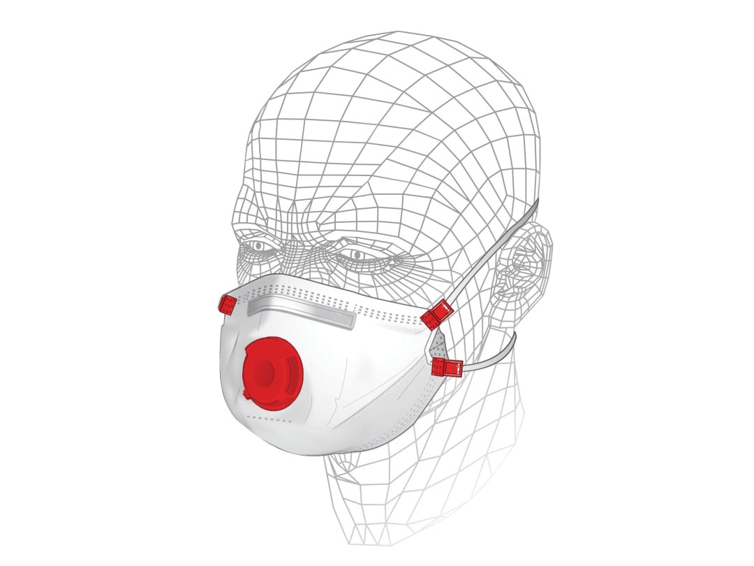 Vitrex Premium Valved Multipurpose Respirator P3 (Pack 3) S40410