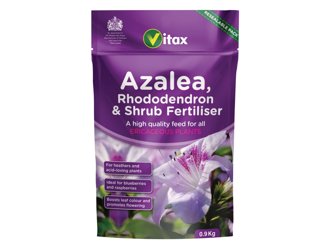 Vitax Azalea, Rhododendron & Shrub Fertilizer 0.9kg Pouch 6AZ901