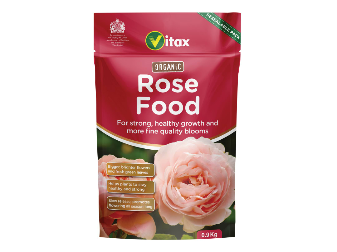 Vitax Organic Rose Food 0.9kg Pouch 6ORF901