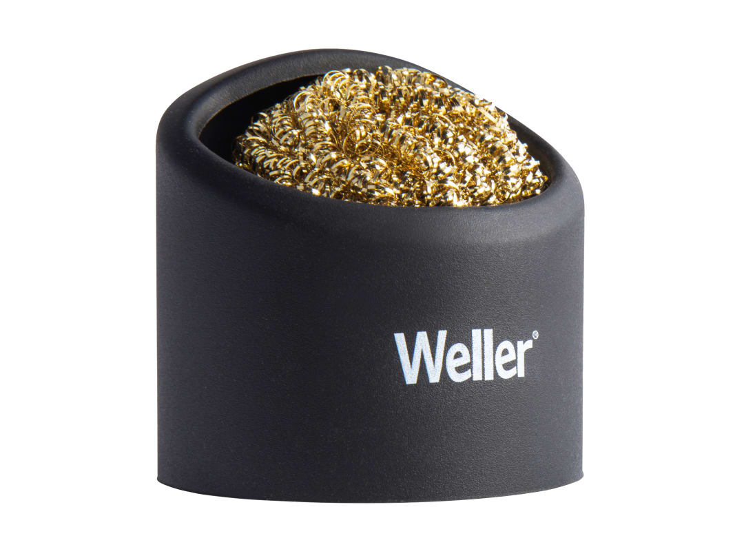 Weller Brass Wire Sponge Cleaner with Holder WLACCBSH-02