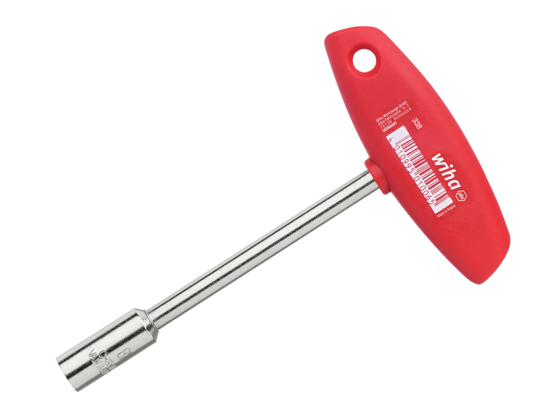 Wiha Internal Square Nut Driver with T-handle 10 x 125mm 01007