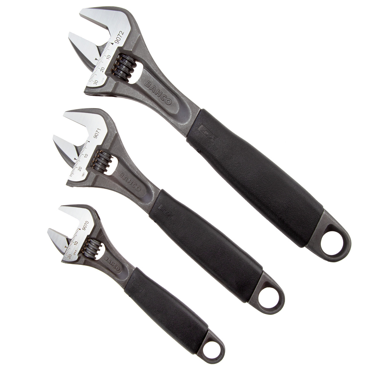Bahco Adjustable Wrench Set (9070/71/72), 3 Piece ADJUST 3-90