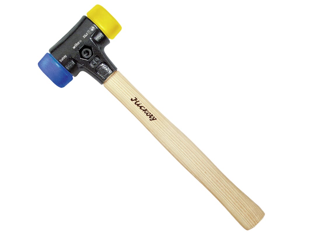Wiha Soft-Face Safety Hammer Hickory Handle 620g 26654