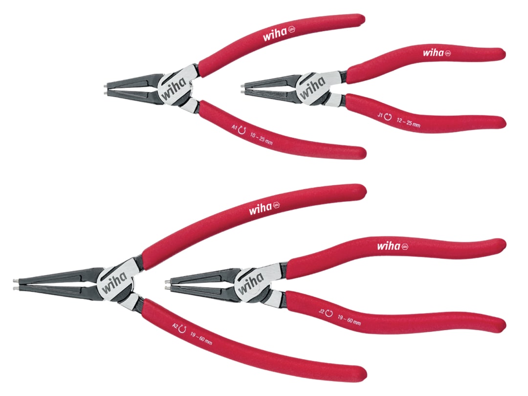 Wiha MagicTips® Classic Circlip Pliers Set, 4 Piece 34708