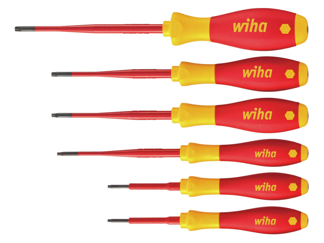 Wiha SoftFinish® electric slimFix TORX® Screwdriver Set, 6 Piece 36558