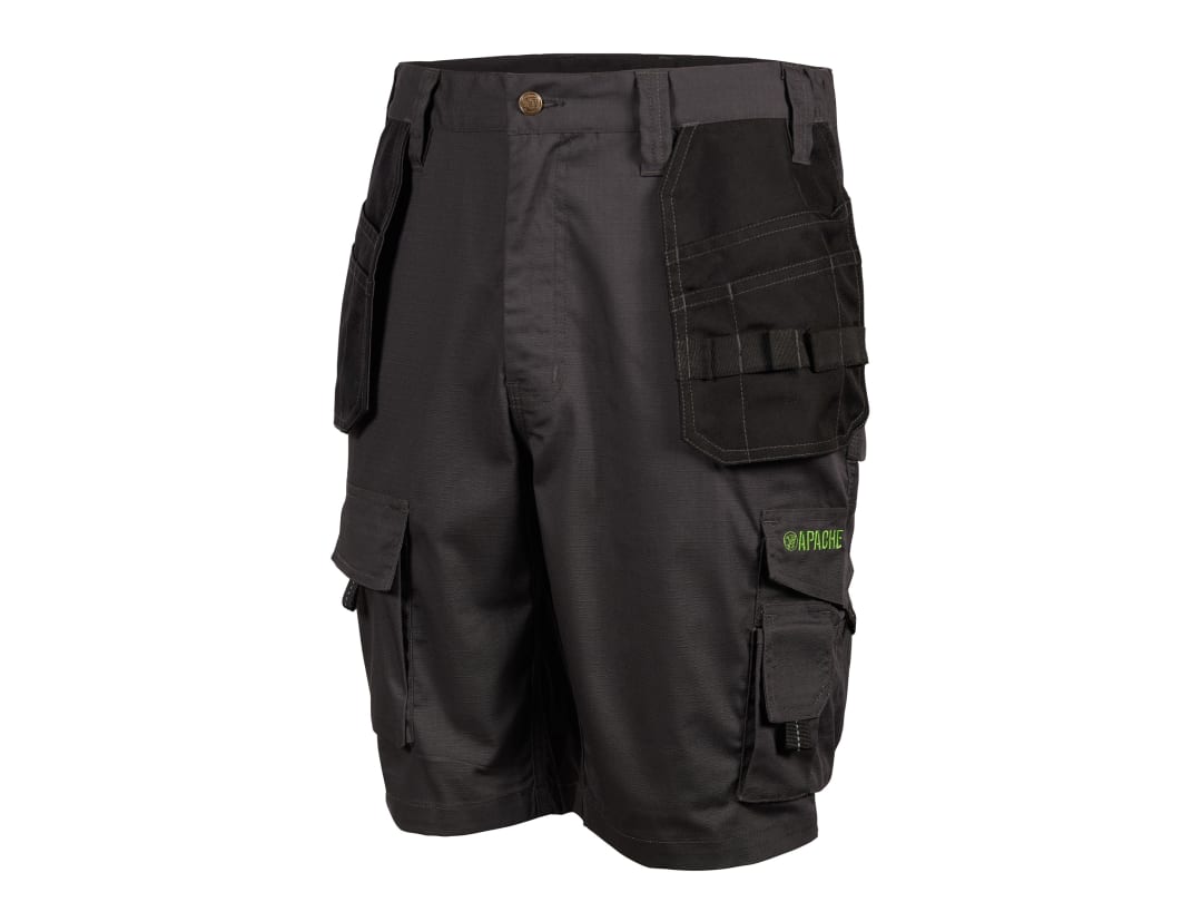 Apache Grey Rip-Stop Holster Shorts Waist 32in APKHT SHORT GREY 32