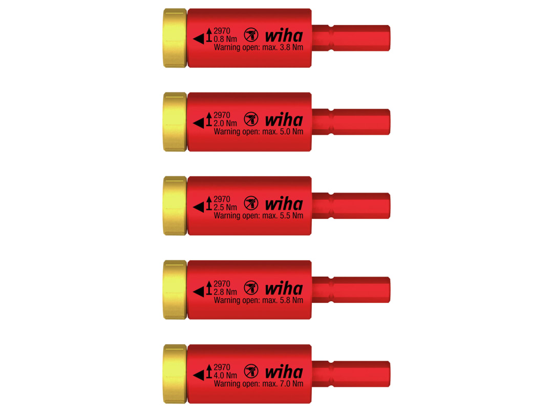 Wiha electric easyTorque Adapter Set, 5 Piece 41479