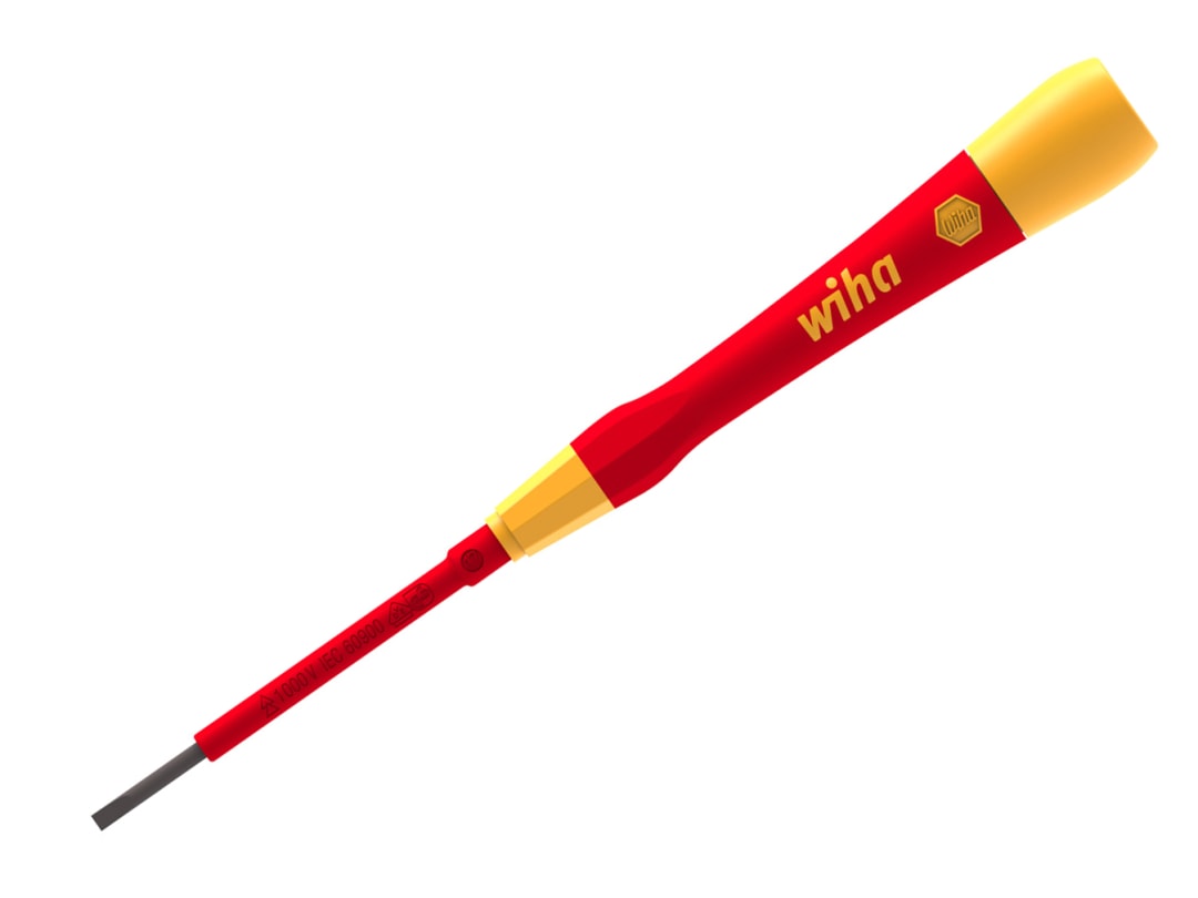 Wiha PicoFinish® Slotted Fine electric Screwdriver 2.5 x 65mm 42376