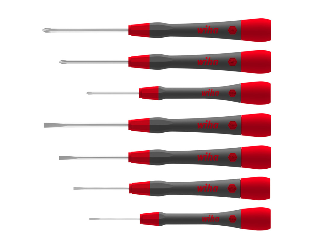 Wiha PicoFinish® SL/PH Fine Screwdriver Set, 7 Piece 42991