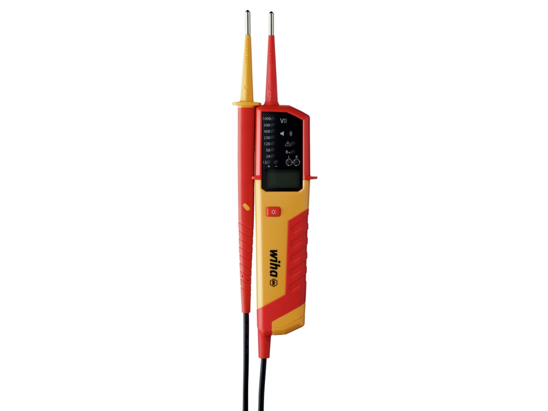 Wiha eMobility Voltage and Continuity Tester 12-1,000 V AC, CAT IV 44319