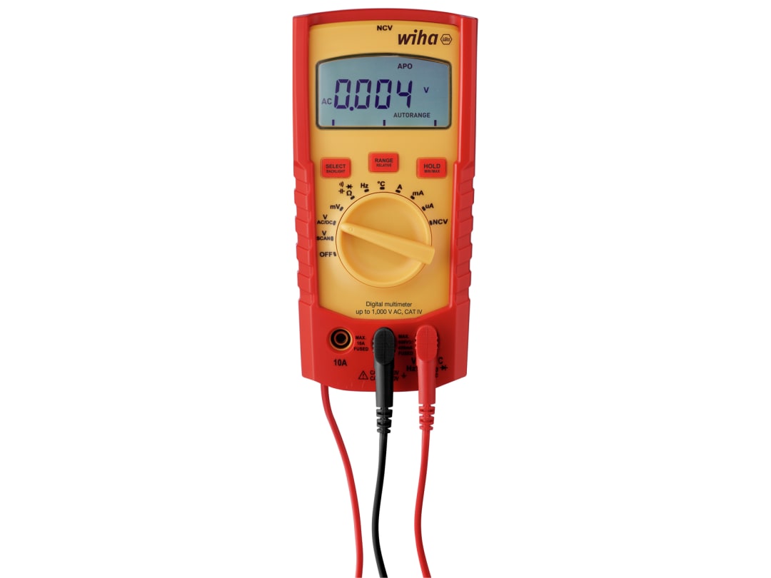 Wiha Digital Multimeter 1,000 V AC, CAT IV 45215