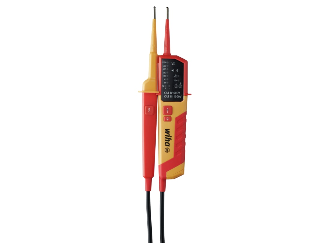 Wiha Voltage and Continuity Tester 12-1,000 V AC, CAT IV 45216