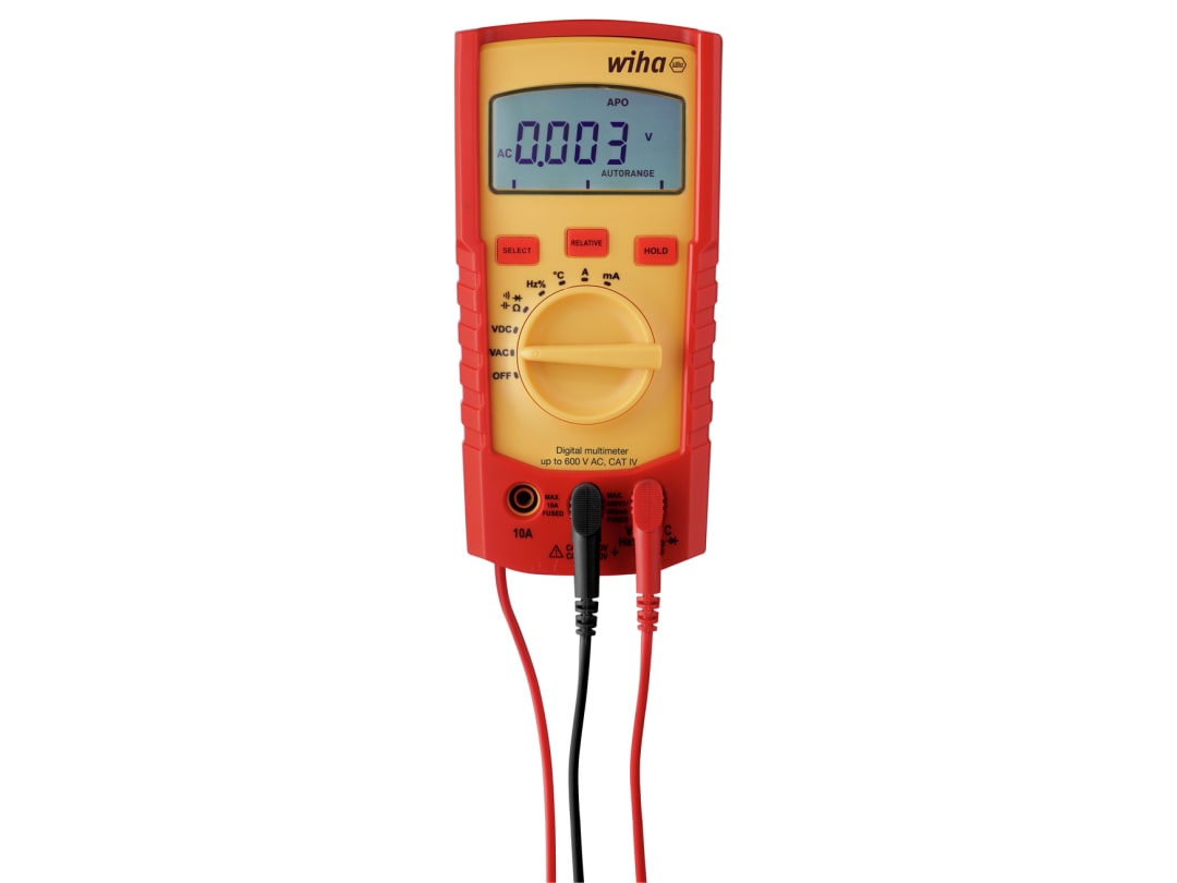 Wiha Digital Multimeter 600 V AC, CAT IV 45218