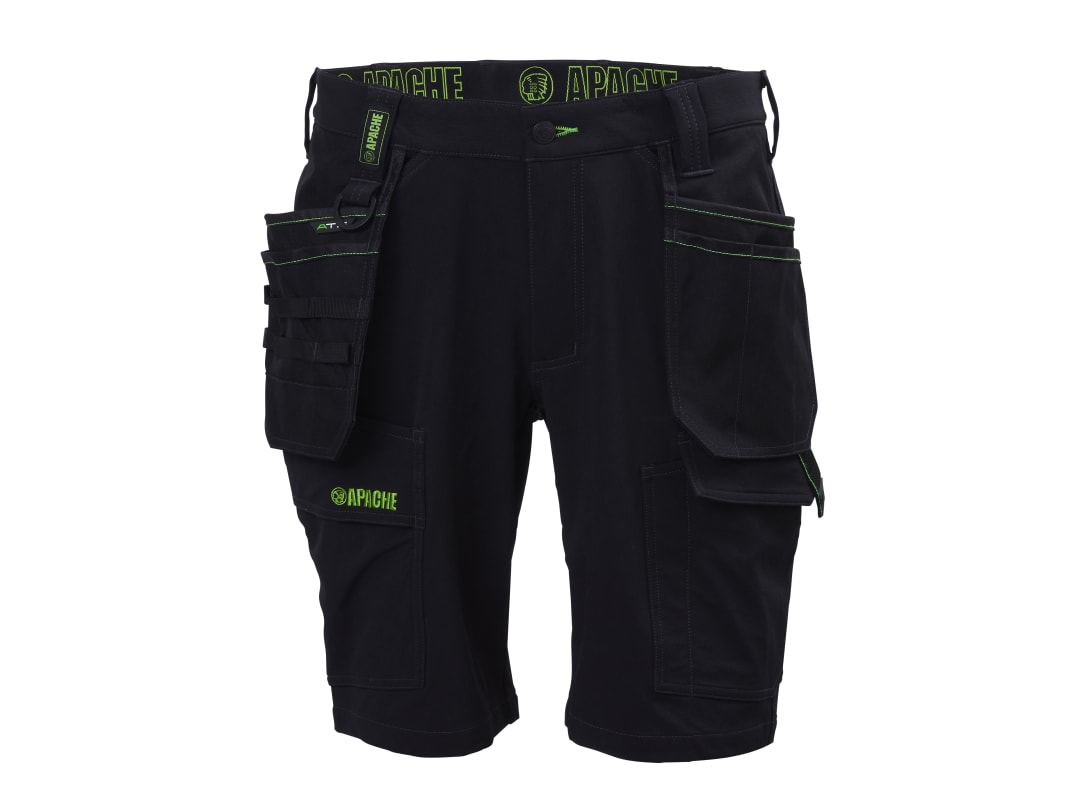 Apache Whistler Black Stretch Holster Shorts Waist 32in WHISTLER 32W
