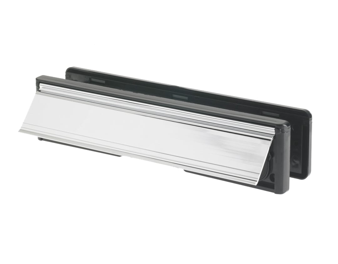 Yale Locks Letter Plate Silver (Visi-Packed) 300mm (12in) YLP44-06/01-CP
