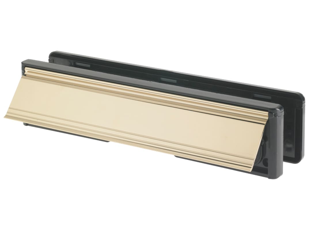 Yale Locks Letter Plate PVD Gold (Visi-Packed) 300mm (12in) YLP44-06/32-CP