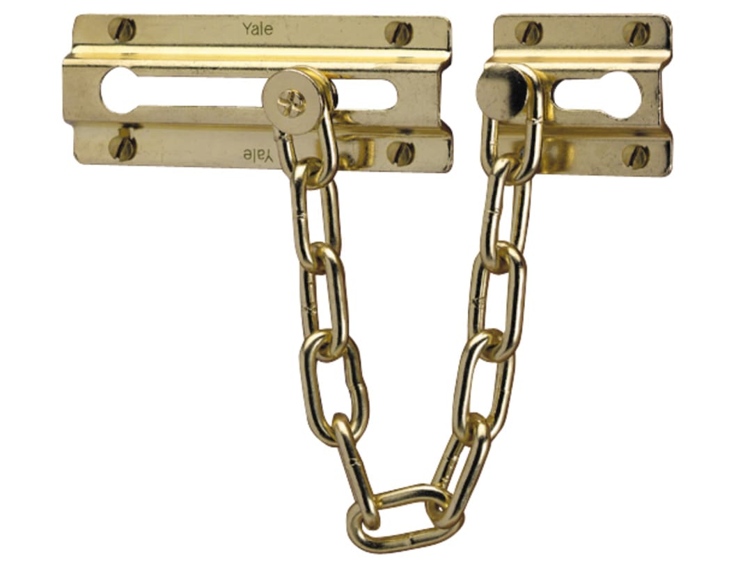 Yale Locks P1037 Door Chain Brass Finish 7.21037E+11