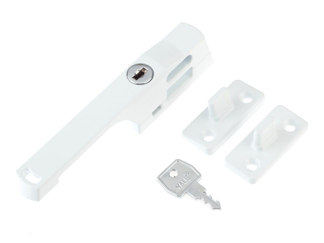 Yale Locks P115WE Lockable Window Handle White Finish 7.10115E+11