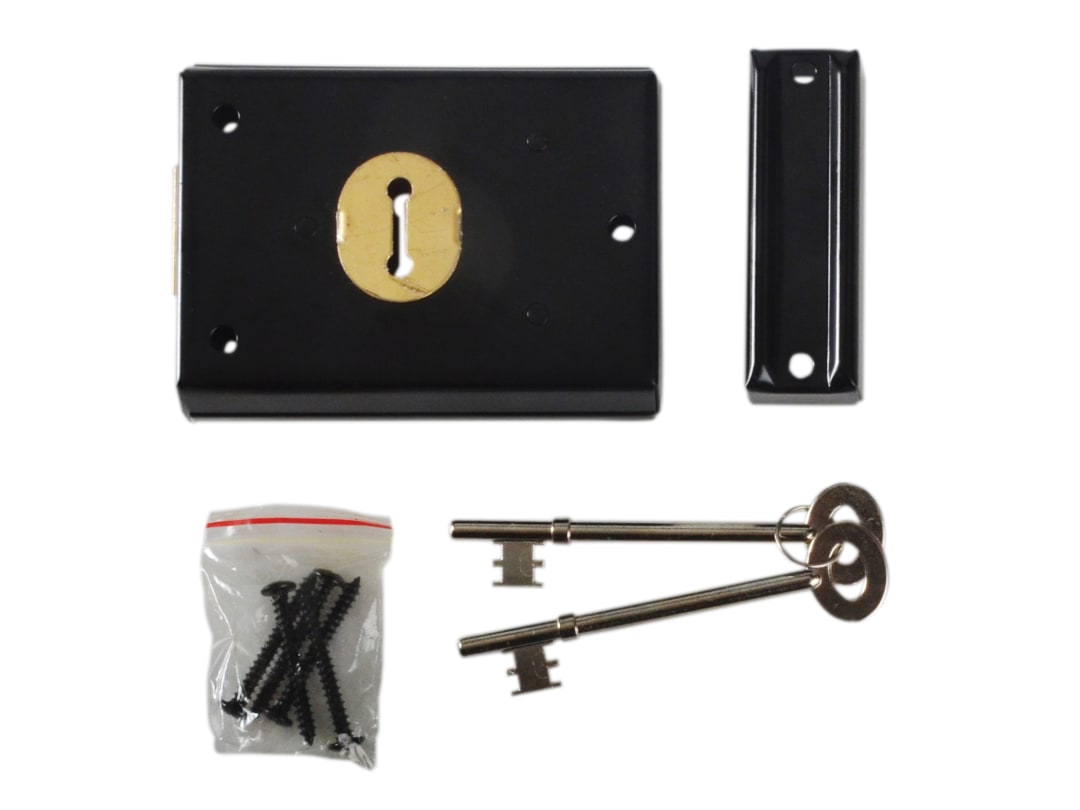Yale Locks P402 Rim Lock Grey Finish 102 x 76mm Visi 60402305077