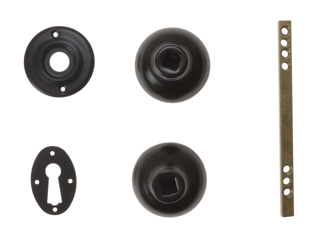 Yale Locks P405 Rim Knob Black Finish P405-BL
