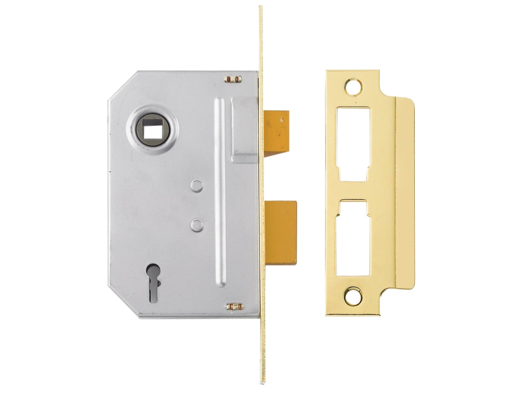 Yale Locks PM246 Internal 2 Lever Mortice Sashlock Polished Brass 67mm 2.5in 6.50246E+11
