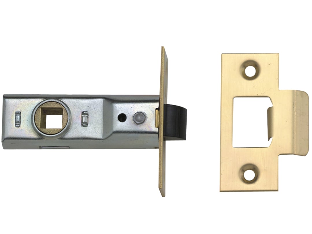 Yale Locks M888 Tubular Mortice Latch 76mm 3in Polished Brass Pack of 1 2.50888E+11
