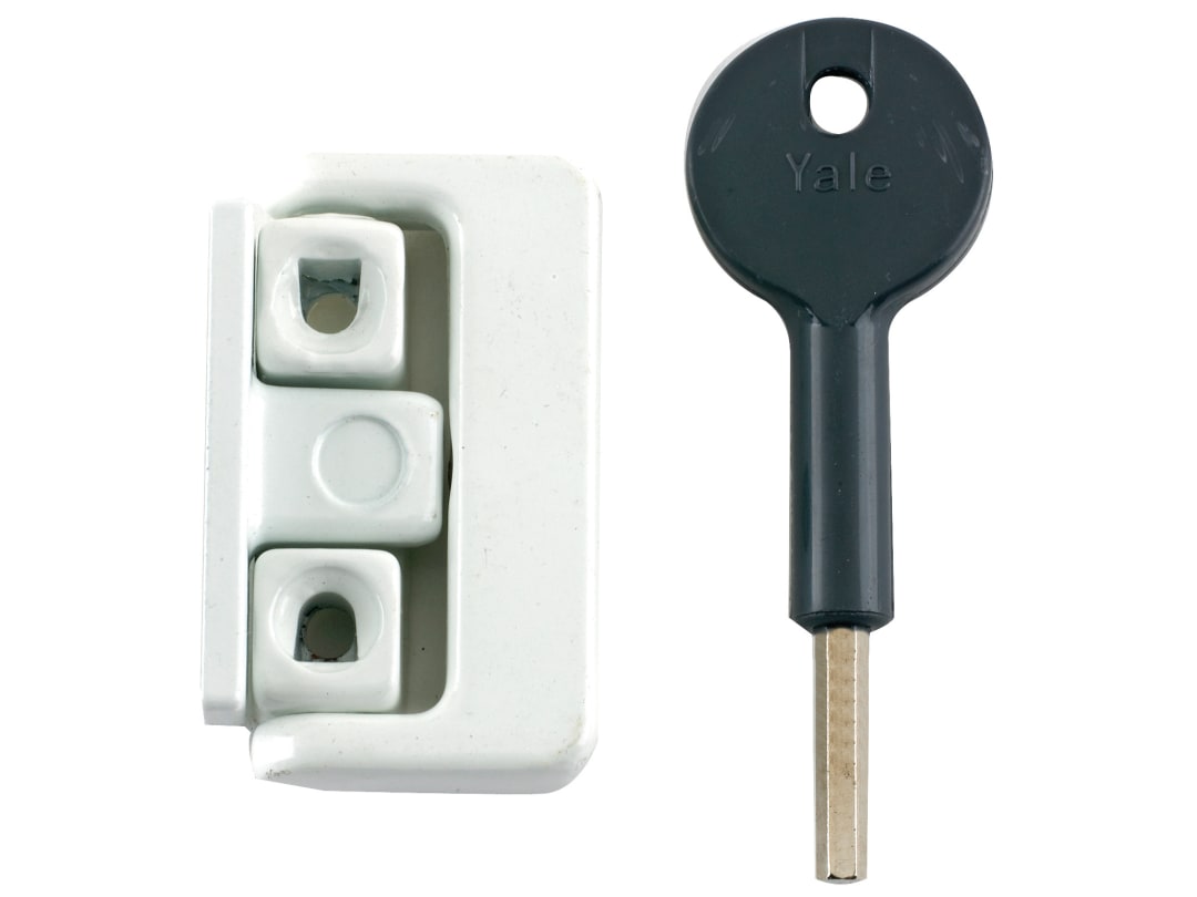 Yale Locks 8K101 Window Latch Electro Brass Finish Visi V-8K101LK-EB