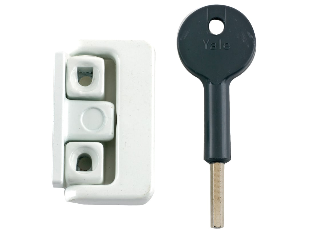 Yale Locks 8K101 Window Latch White Finish Visi V-8K101LK-WE