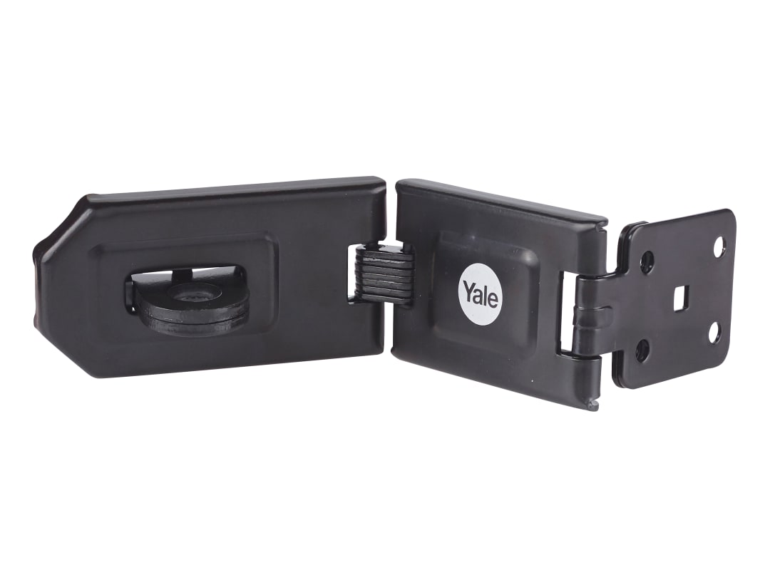 Yale Locks Hardened Steel Hasp 160mm Y155B/160/BK