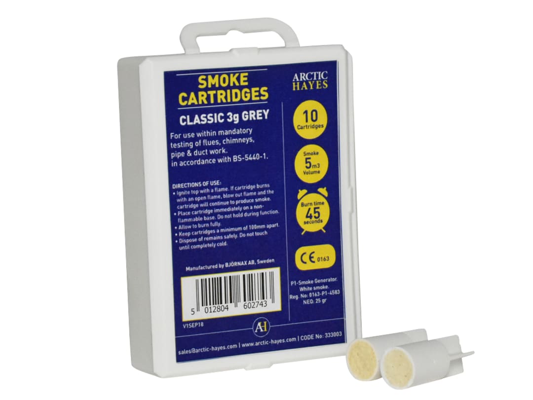 Arctic Hayes Smoke Cartridges Classic 3g Grey (Pack 10) 333003