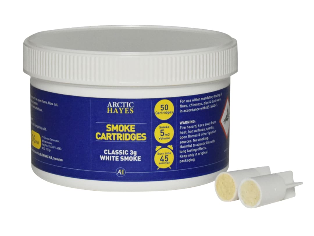 Arctic Hayes Smoke Cartridges Classic 3g White (Tub 50) 333003C